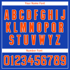 Custom Blue Orange City Edition Personalized Authentic Baseball Jersey BSBJ01-D017128