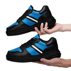 Custom Blue Black Carolina Shoes Personalized Sneaker FN032-D020389-5