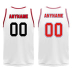 Custom Red White Black Houston City Edition Personalized Reversible Basketball Set Sports Basketball Jersey BBJ01R-D0610-11