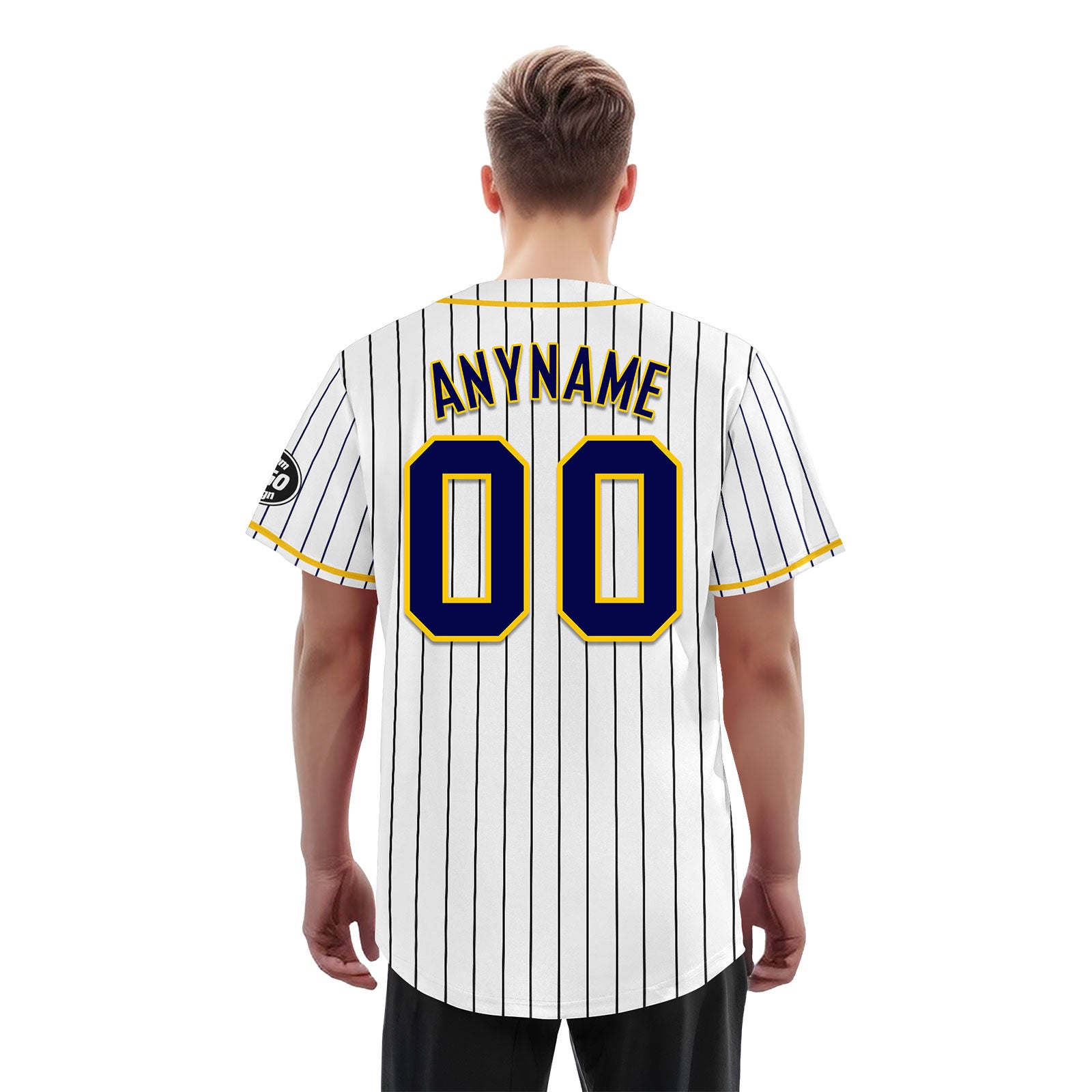 Custom Stripe Fashion Personalized Authentic Baseball Jersey BSBJ01-E025078-13