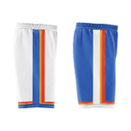 Custom White Blue Classic Style Reversible Basketball Uniform Personalized Ordinary BBJR-D017039
