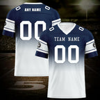 Custom Blue White Dallas Football Jersey and Hat Combo Offer Personalized Combo ZH-D020326-9