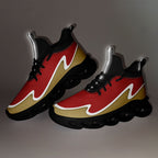 Custom Red Gold Maxsoul Shoes Personalized Sneaker FN030A-E020011-18