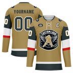 Custom Yellow Personalized Hockey Jersey HCKJ01-D0a70de