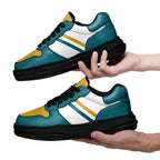 Custom Green Yellow Jacksonville Shoes Personalized Sneaker FN032-D020389-16