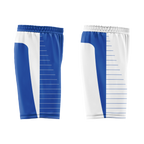 Custom Blue White Classic Style Reversible Basketball Uniform Personalized COOLMAX BBJR-D017031