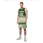 Custom Green Yellow Fade Fashion Sports Uniform Basketball Jersey BBJ01-D020102-7