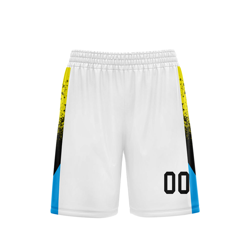 Custom White Splash-Ink City Edition Personalized Sports Uniform Authentic Basketball Jersey BBJ01-D06101-12