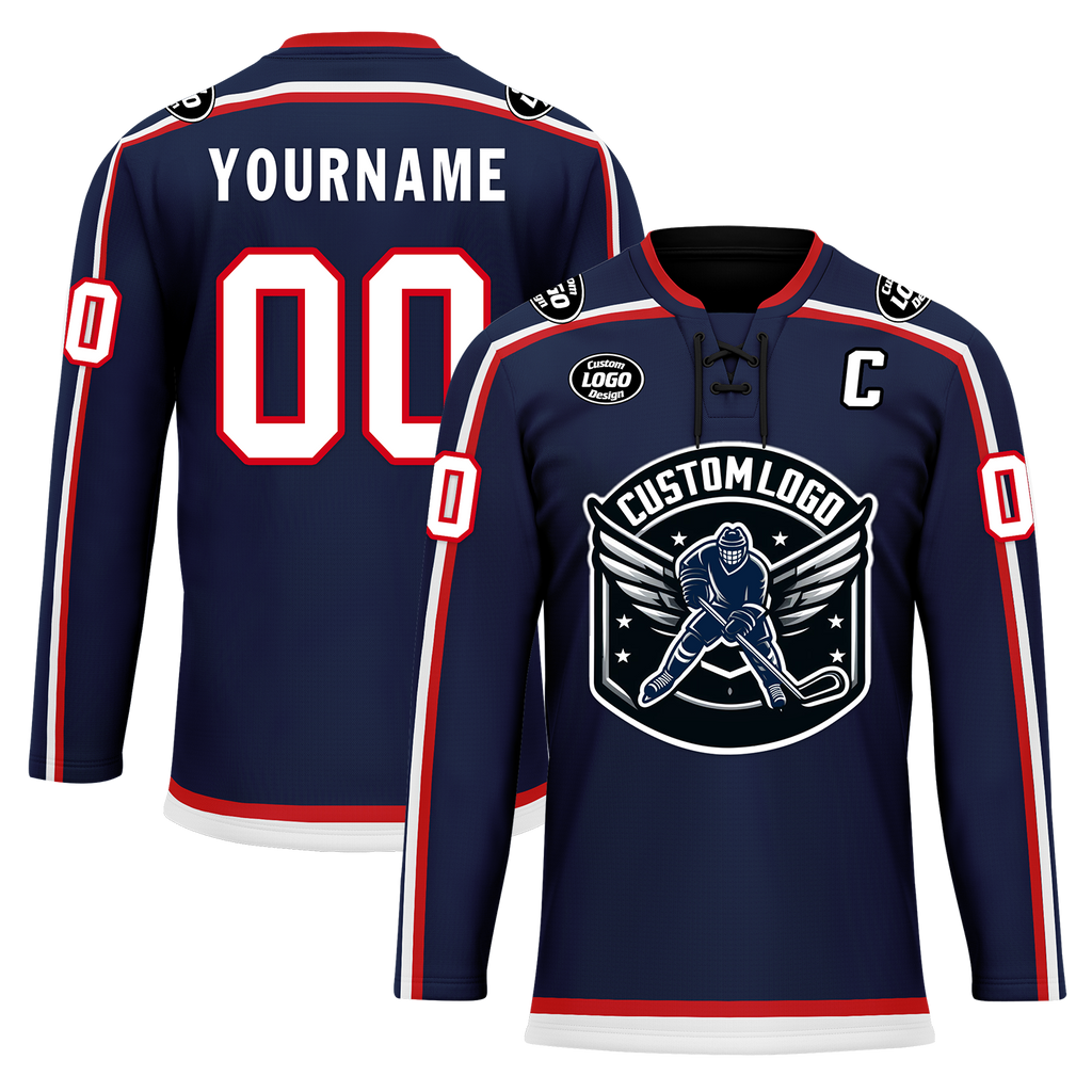 Custom Blue Personalized Hockey Jersey HCKJ01-D0a70fb