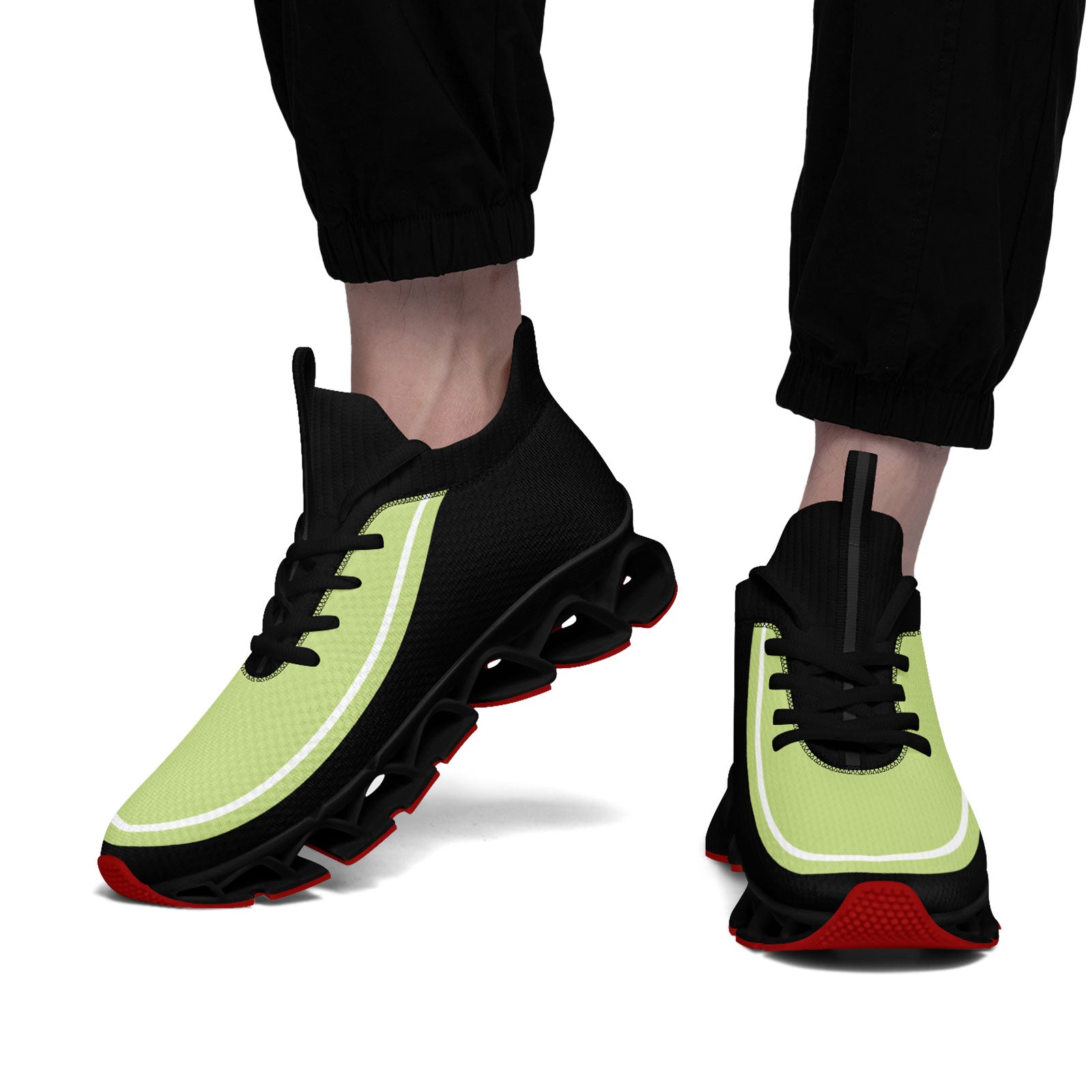 Custom Black Green Maxsoul Shoes Personalized Sneaker FN030XD-D020388-19