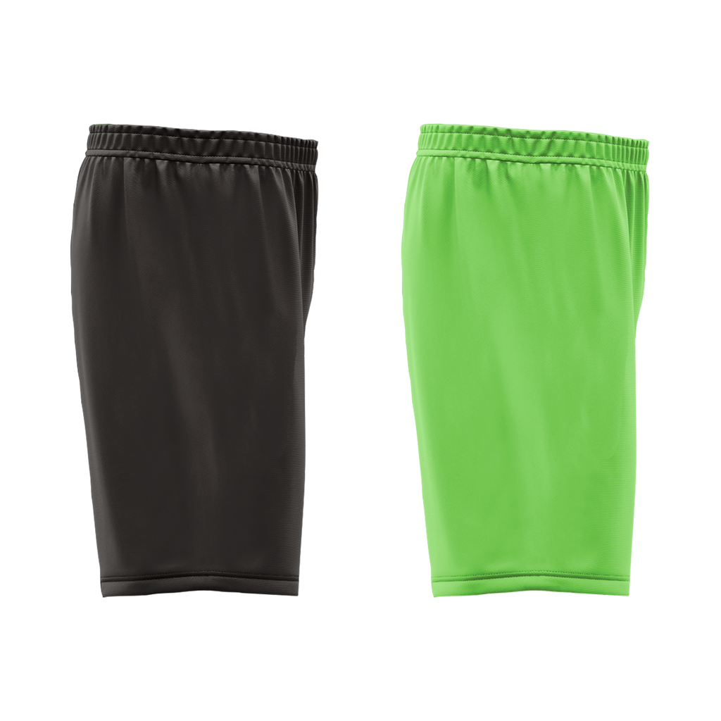 Custom Black Green Classic Style Reversible Basketball Uniform Personalized COOLMAX BBJR-D017049