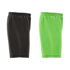 Custom Black Green Classic Style Reversible Basketball Uniform Personalized COOLMAX BBJR-D017049