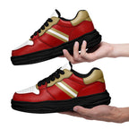 Custom Red Gold San Francisco Shoes Personalized Sneaker FN032-D020389-25