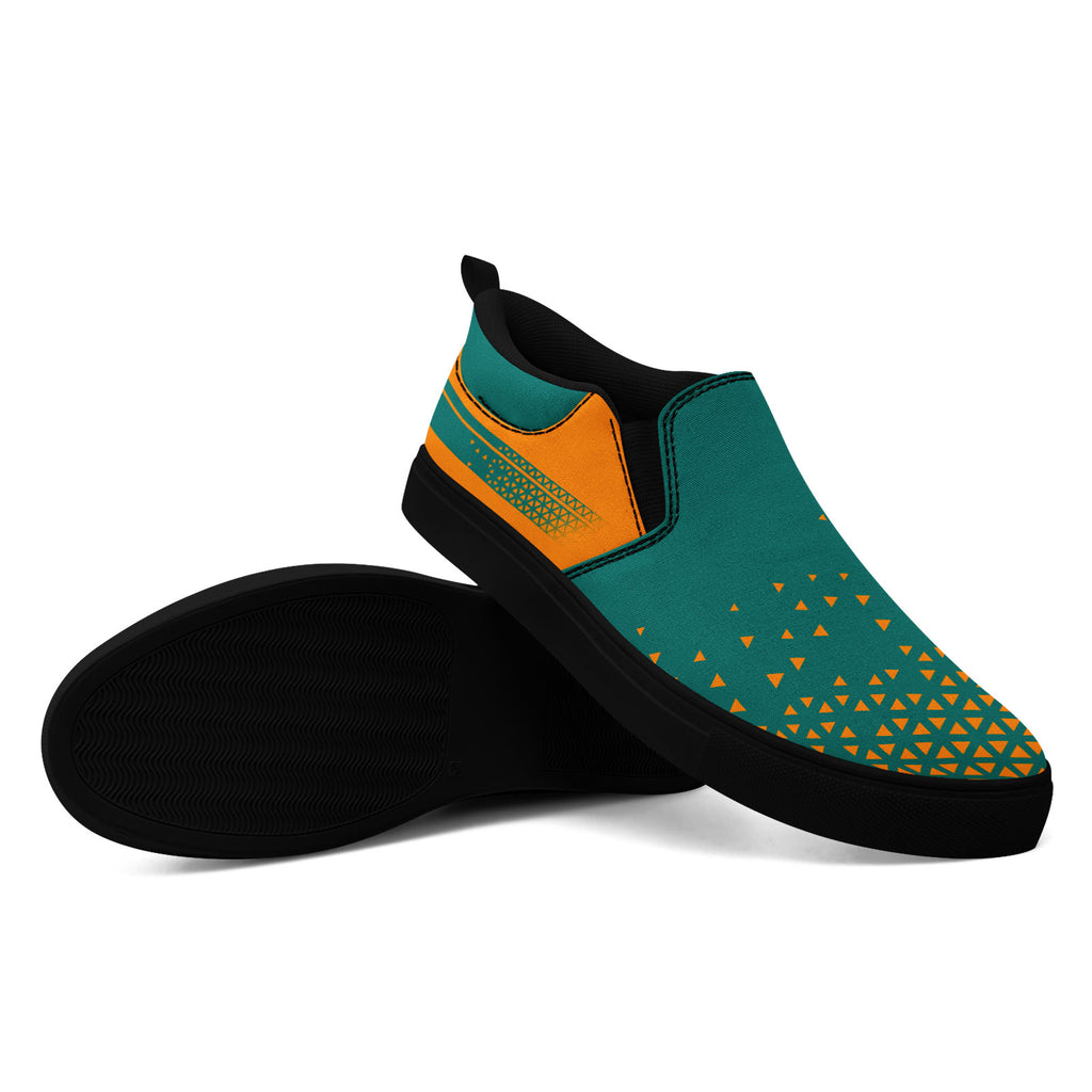 Custom Canvas Sneakers Personalized Slip On Shoes FN071-E023042-6