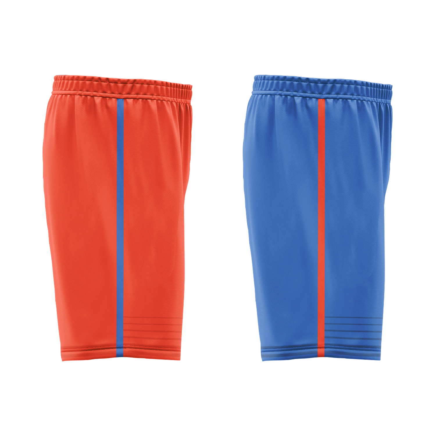 Custom Orange Blue Classic Style Reversible Basketball Uniform Personalized Ordinary BBJR-D017040