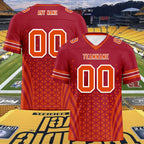 Custom Red White Florida Personalized Authentic Football Jersey FBJ02-D023033-29