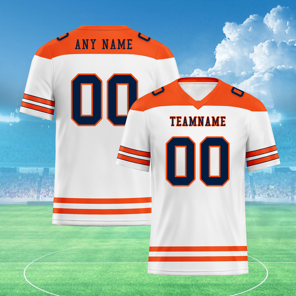 Custom Denver Personalized Authentic Football Jersey FBJ02-E0607-13