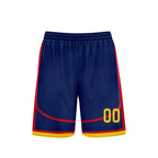 Custom Navy Blue Red Gold City Edition Personalized Sports Uniform Authentic Basketball Jersey BBJ01-D06101-10
