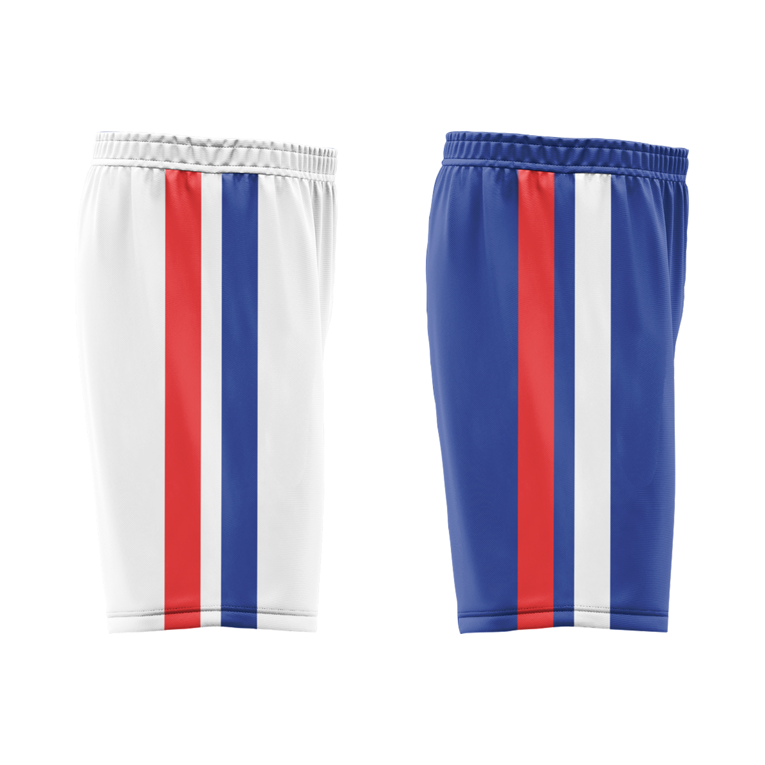 Custom White Blue Classic Style Reversible Basketball Uniform Personalized Ordinary BBJR-D017020