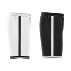 Custom White Black Classic Style Reversible Basketball Uniform Personalized COOLMAX BBJR-D017008