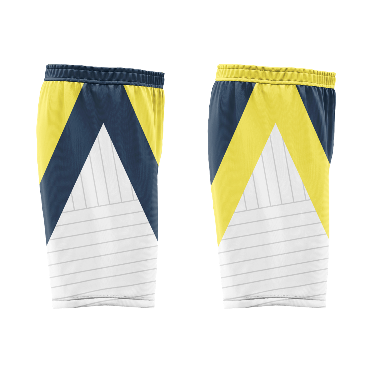 Custom Yellow Blue Classic Style Reversible Basketball Uniform Personalized Ordinary BBJR-D017060