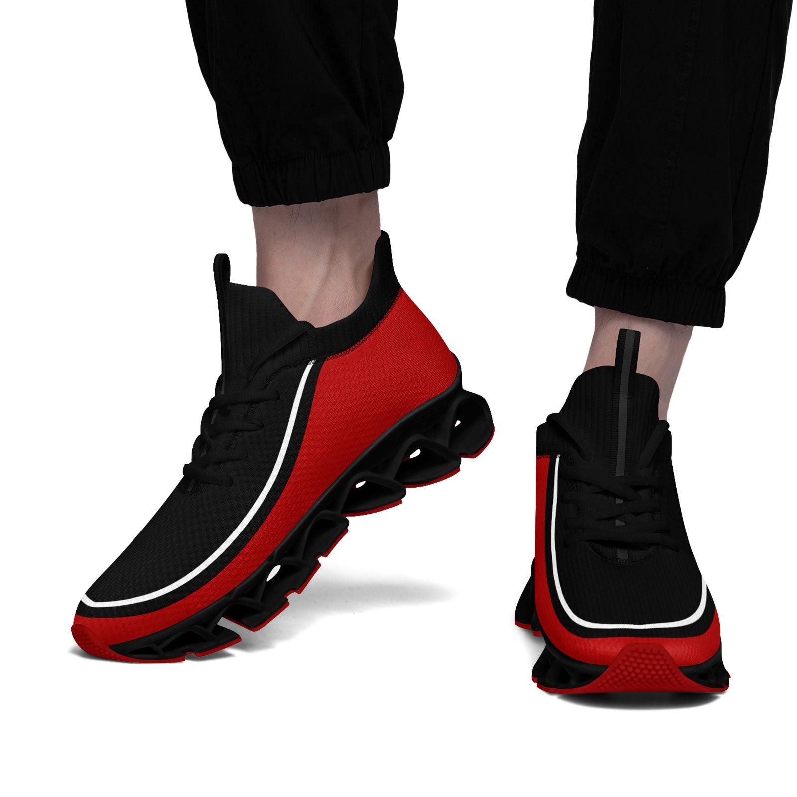 Custom Black Red Maxsoul Shoes Personalized Sneaker FN030XD-D020388-3
