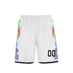 Custom White Rainbow City Edition Personalized Sports Uniform Authentic Basketball Jersey BBJ01-D06101-8