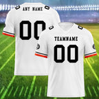 Custom White Cleveland Personalized Authentic Football Jersey FBJ02-D020263-8