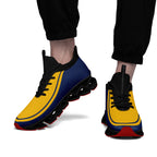 Custom Navy Yellow Maxsoul Shoes Personalized Sneaker FN030XD-D020388-13
