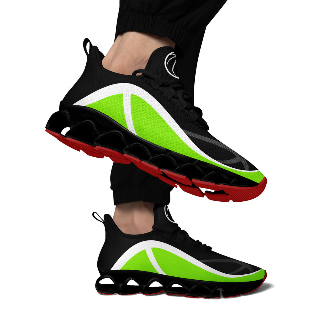 Custom Black Green Maxsoul Shoes Personalized Sneaker FN003XD-D020391-19