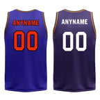 Custom Purple Green Orange Phoenix City Edition Personalized Reversible Basketball Set Sports Basketball Jersey BBJ01R-D0610-24-COOLMAX