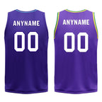 Custom Purple White Utah City Edition Personalized Reversible Basketball Set Sports Basketball Jersey BBJ01R-D0610-29-COOLMAX