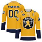 Custom Yellow Personalized Hockey Jersey HCKJ01-D0a70cb