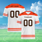 Custom Cleveland Personalized Authentic Football Jersey FBJ02-E0607-8