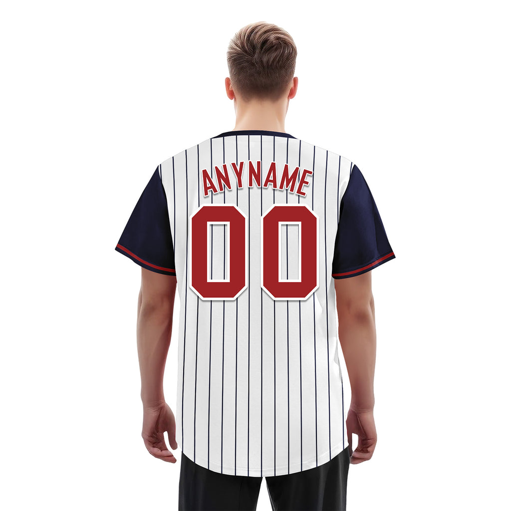 Custom Vintage Personalized Authentic Baseball Jersey BSBJ01-E025021-13