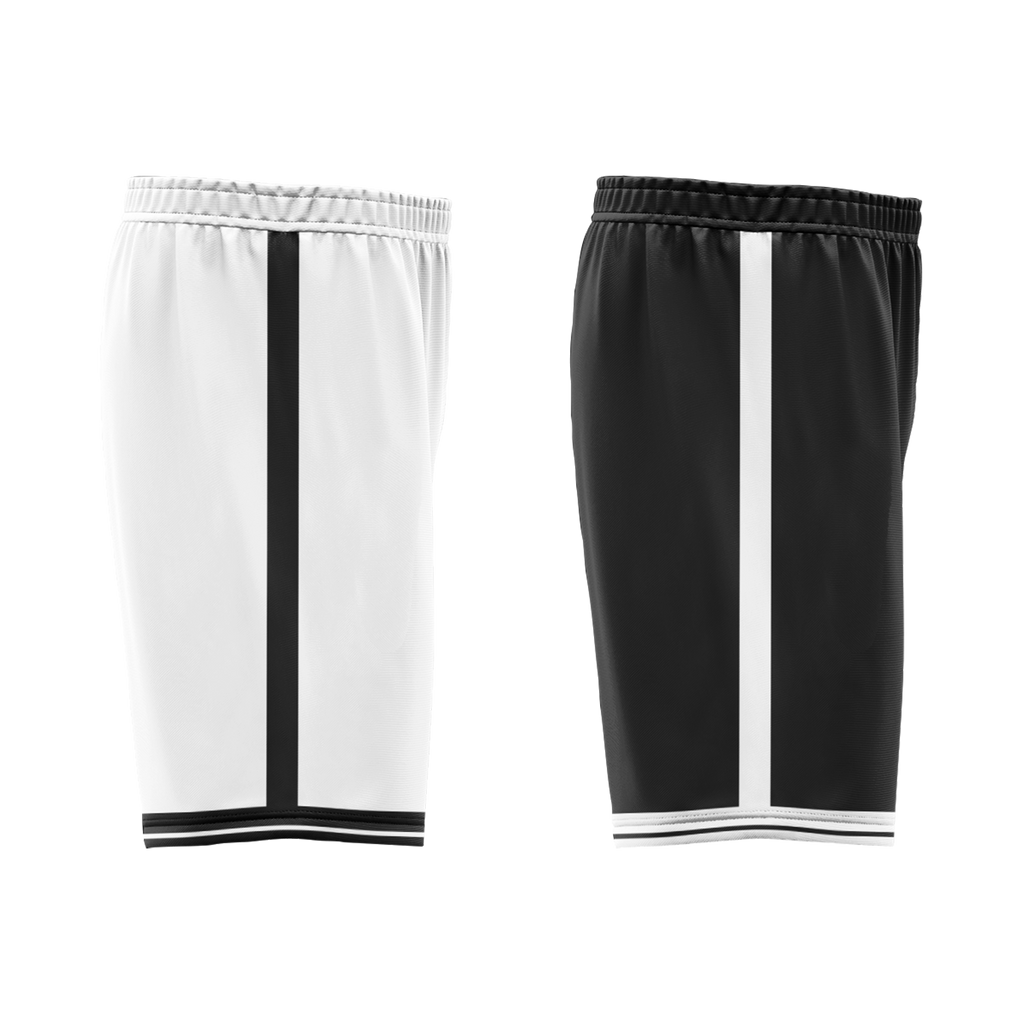 Custom White Black Classic Style Reversible Basketball Uniform Personalized Ordinary BBJR-D017008