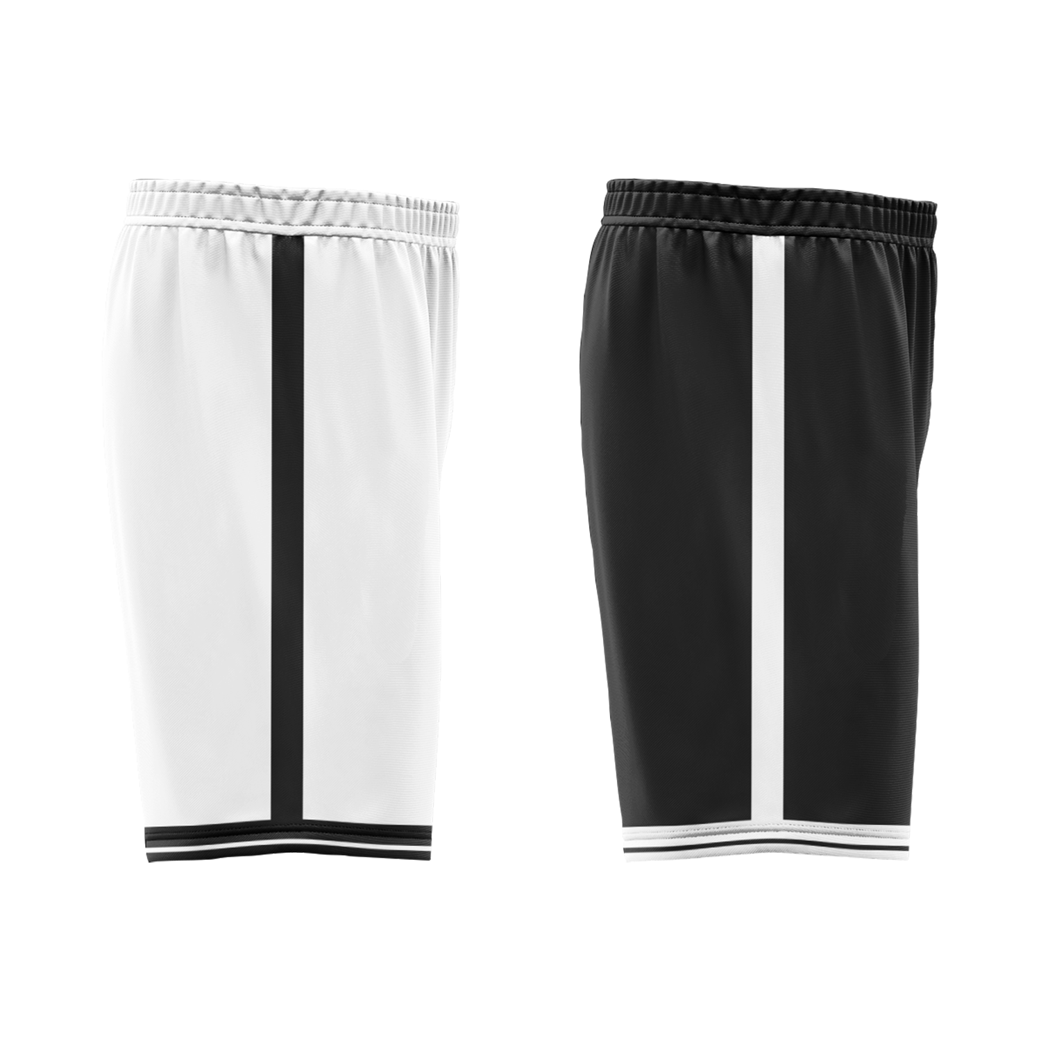 Custom White Black Classic Style Reversible Basketball Uniform Personalized Ordinary BBJR-D017008