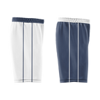 Custom White Blue Classic Style Reversible Basketball Uniform Personalized Ordinary BBJR-D017054