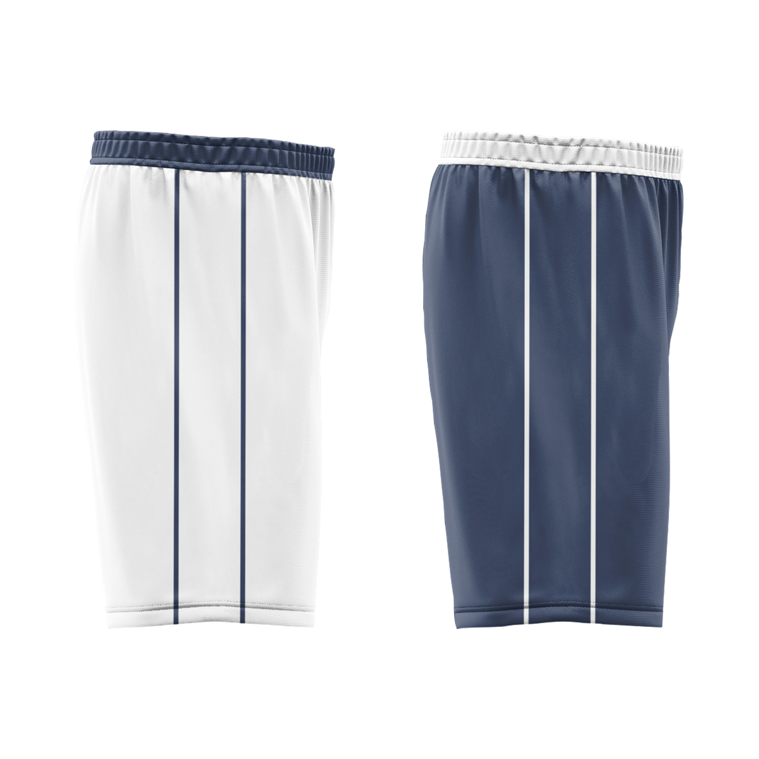 Custom White Blue Classic Style Reversible Basketball Uniform Personalized Ordinary BBJR-D017054
