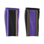 Custom Purple Black Classic Style Reversible Basketball Uniform Personalized COOLMAX BBJR-D017033