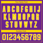 Custom Purple Yellow Raglan Sleeves Personalized Authentic Baseball Jersey BSBJ01-D017172