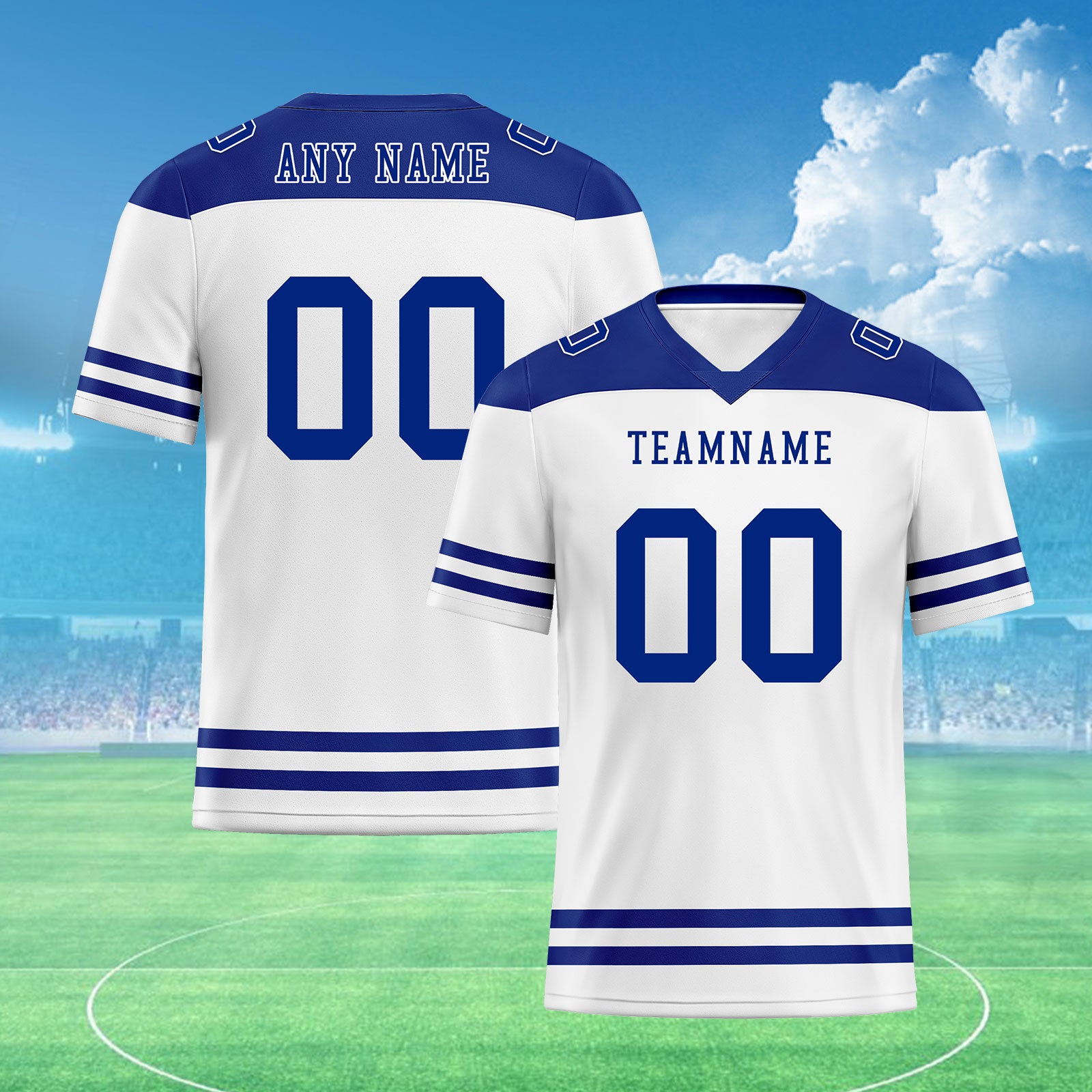 Custom Indianapolis Personalized Authentic Football Jersey FBJ02-E0607-12