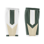 Custom White Green Classic Style Reversible Basketball Uniform Personalized Ordinary BBJR-D017010