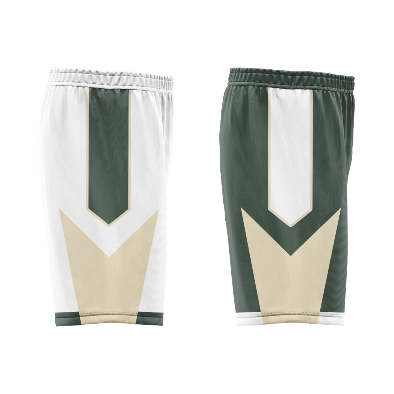 Custom White Green Classic Style Reversible Basketball Uniform Personalized Ordinary BBJR-D017010