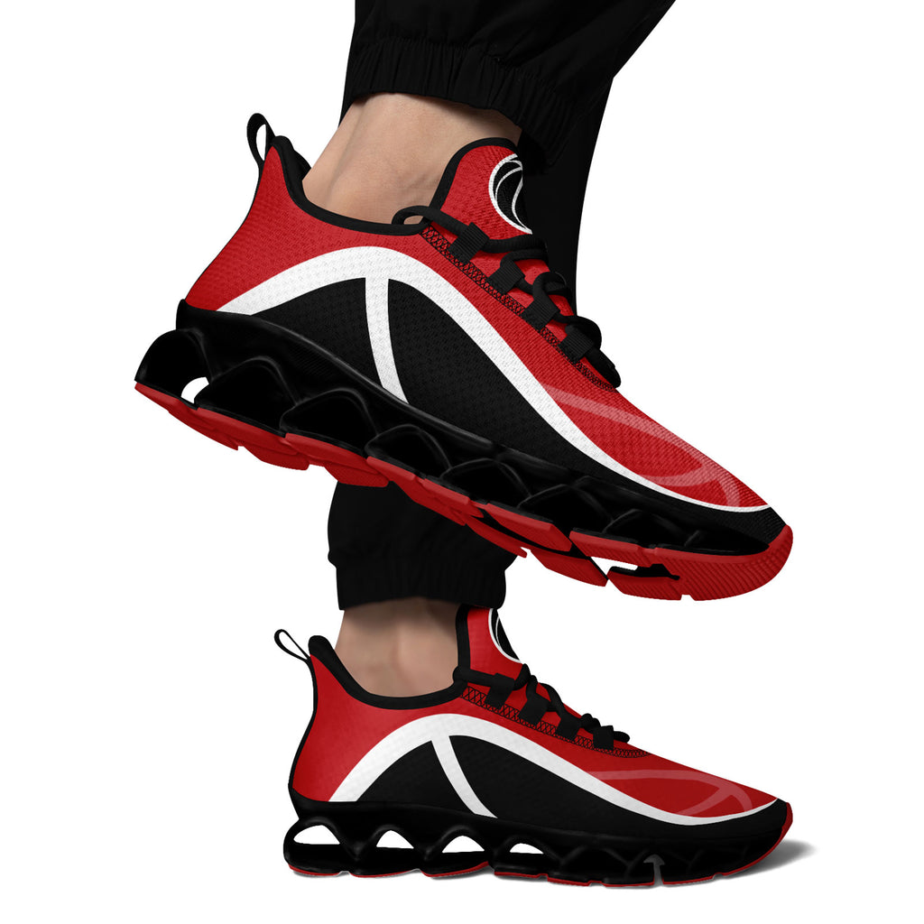Custom Red Black Maxsoul Shoes Personalized Sneaker FN003XD-D020391-2