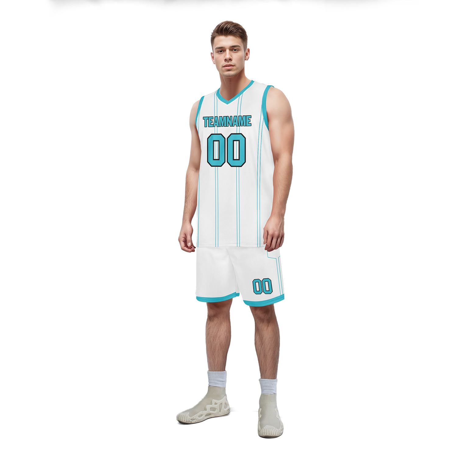 Custom White Green Classic Style Sports Uniform Basketball Jersey BBJ01-bd0a70ac