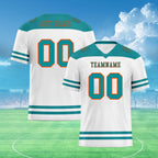 Custom Miami Personalized Authentic Football Jersey FBJ02-E0607-2