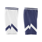 Custom White Blue Classic Style Reversible Basketball Uniform Personalized Ordinary BBJR-D017030