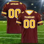 Custom Crimson Washington Personalized Authentic Football Jersey FBJ02-D025033-29