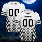 Custom Black White Nevada Personalized Authentic Football Jersey FBJ02-D023033-20